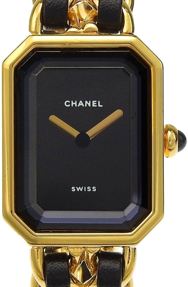 Chanel Premiere Rock Quartz Plated Metal and Leather 20