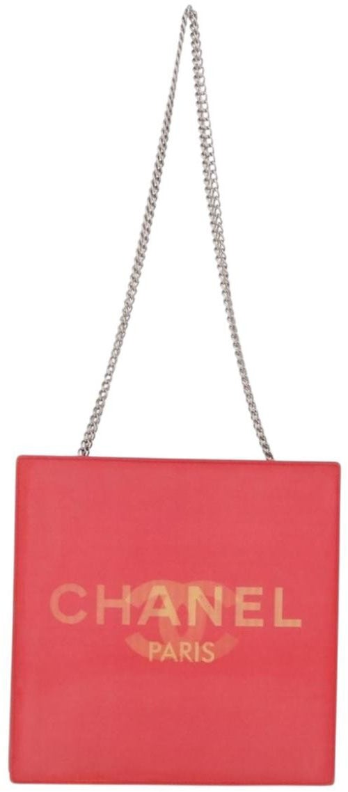 Chanel Vintage Holographic Chain Vinyl Small