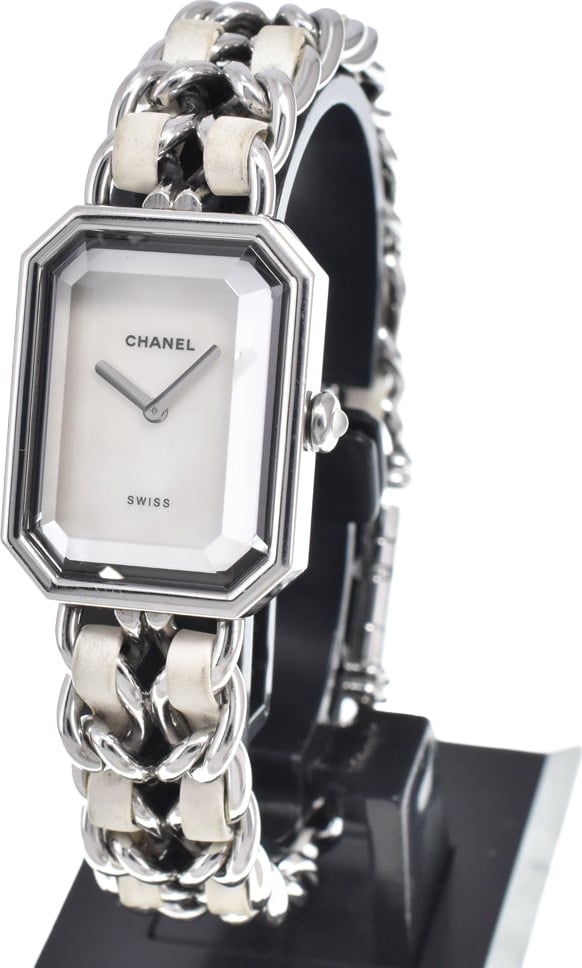 Chanel Premiere Rock Quartz Stainless Steel and Leather 20