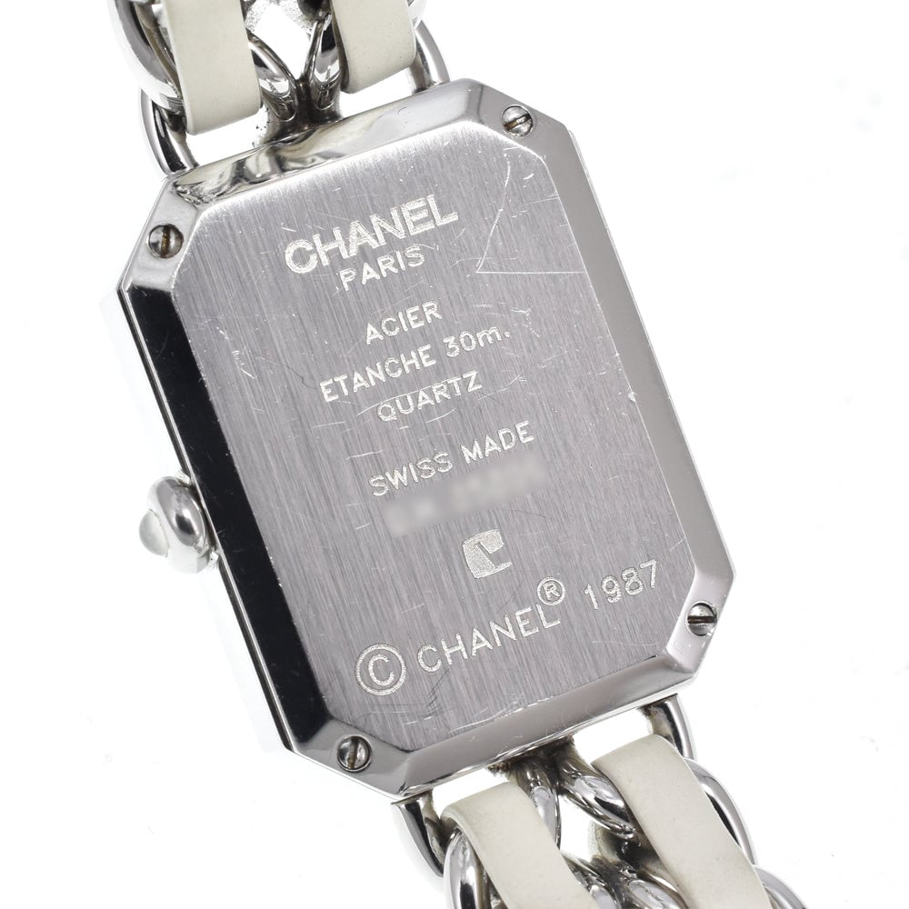 Chanel Premiere Rock Quartz Stainless Steel and Leather 20
