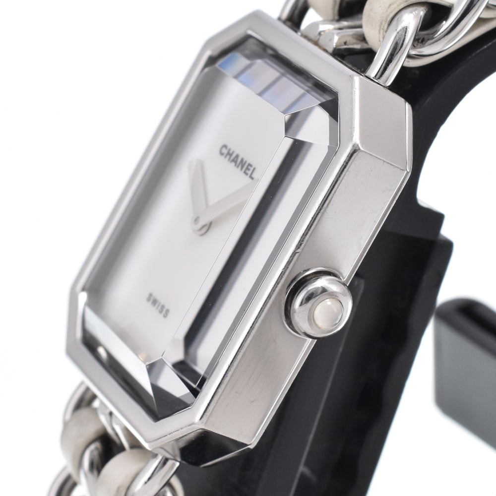 Chanel Premiere Rock Quartz Stainless Steel and Leather 20