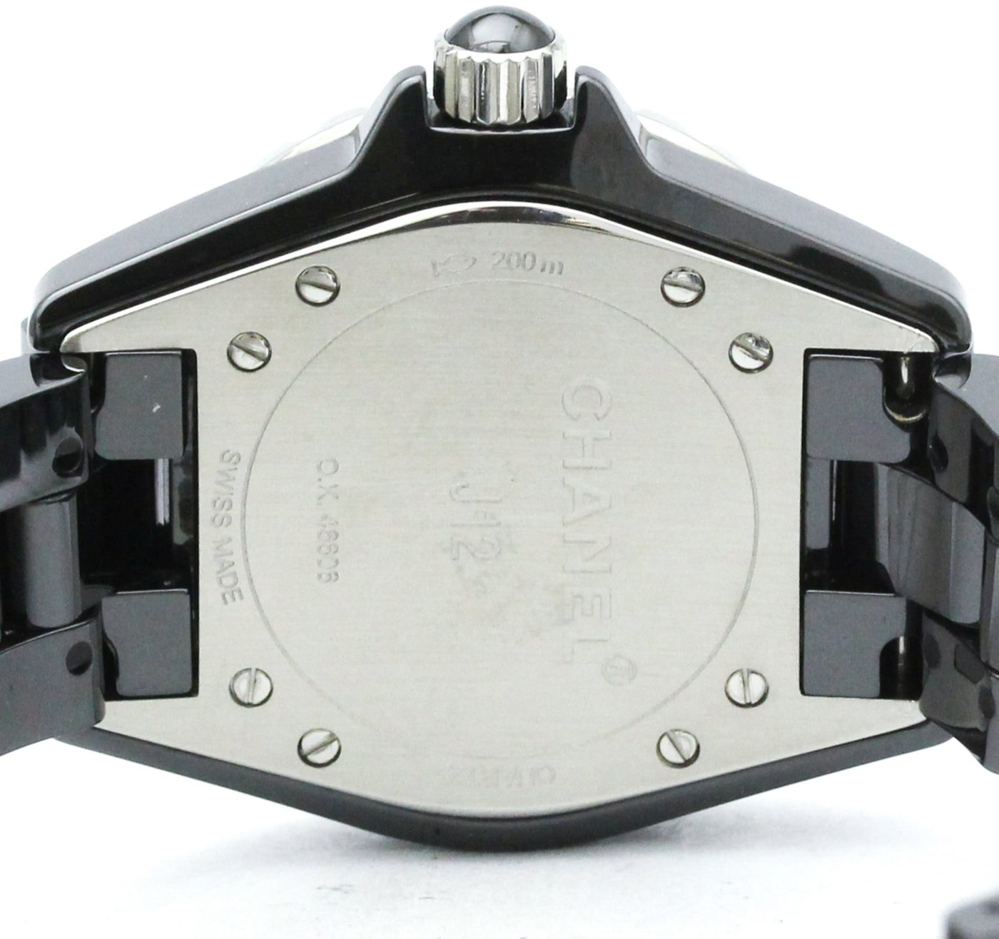 Chanel J12 Quartz Ceramic and Stainless Steel with Diamond Markers 33