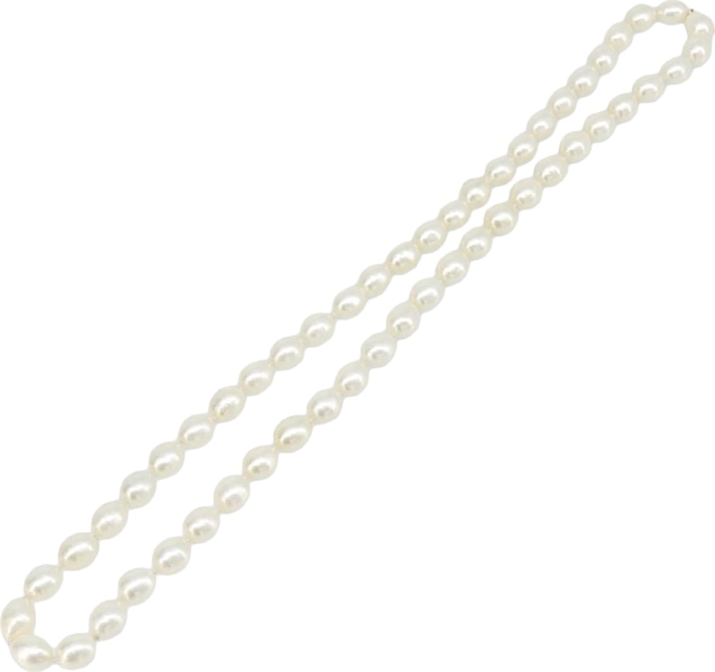 Chanel CC Pearl Metal and Pearls