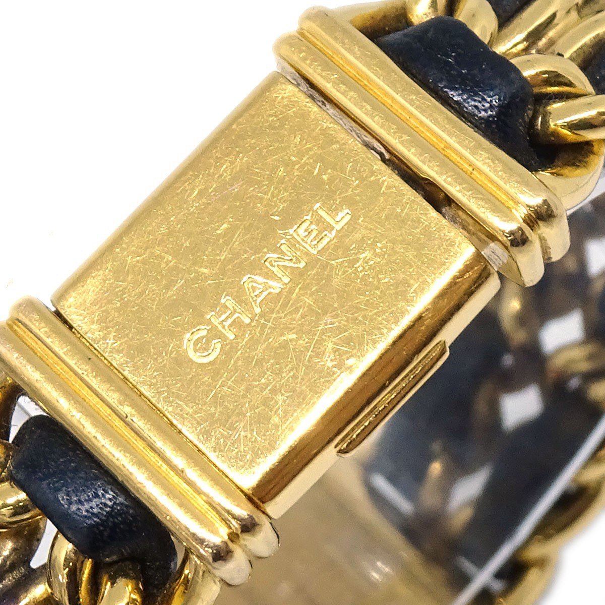 Chanel Premiere Rock Quartz Plated Metal and Leather 20