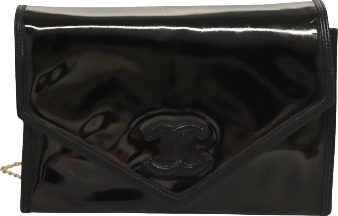 Chanel CC Envelope Flap Patent Leather