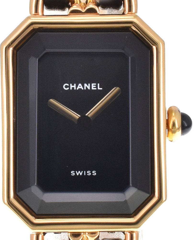 Chanel Premiere Rock Quartz Plated Metal and Leather 20