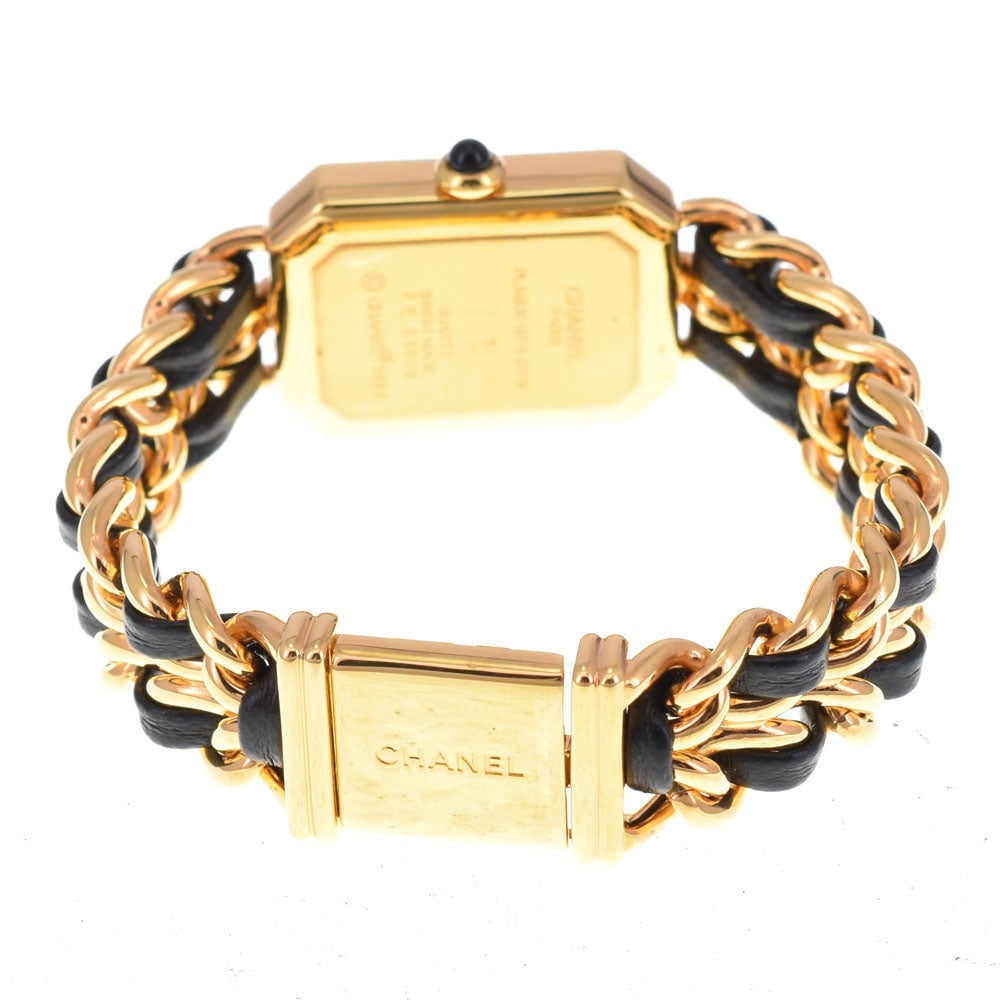Chanel Premiere Rock Quartz Plated Metal and Leather 20