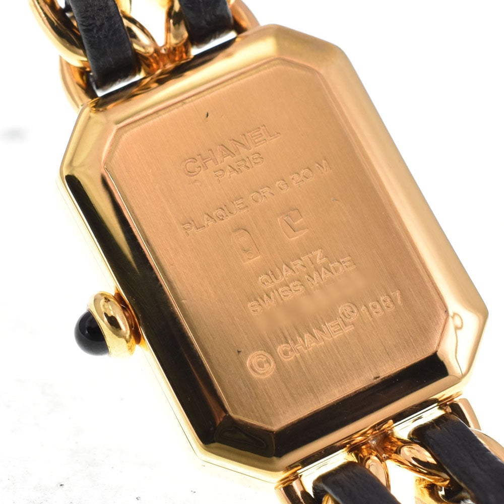 Chanel Premiere Rock Quartz Plated Metal and Leather 20