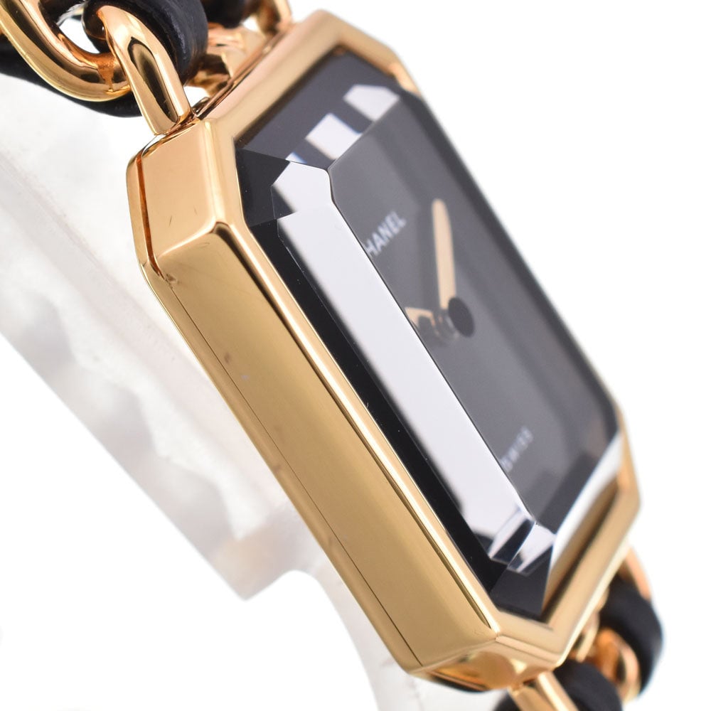 Chanel Premiere Rock Quartz Plated Metal and Leather 20