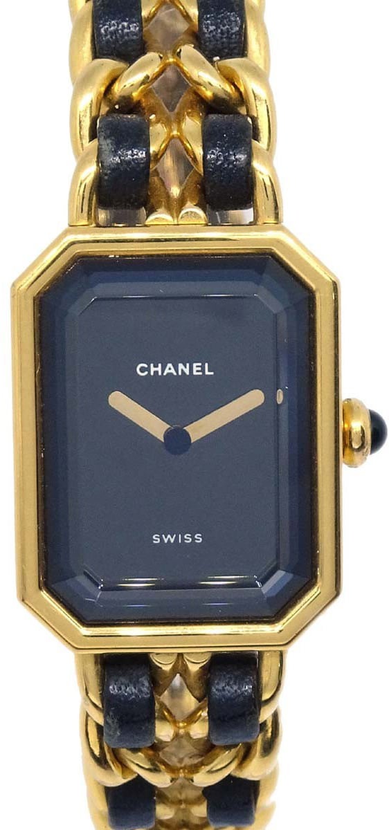 Chanel Premiere Rock Quartz Plated Metal and Leather 20