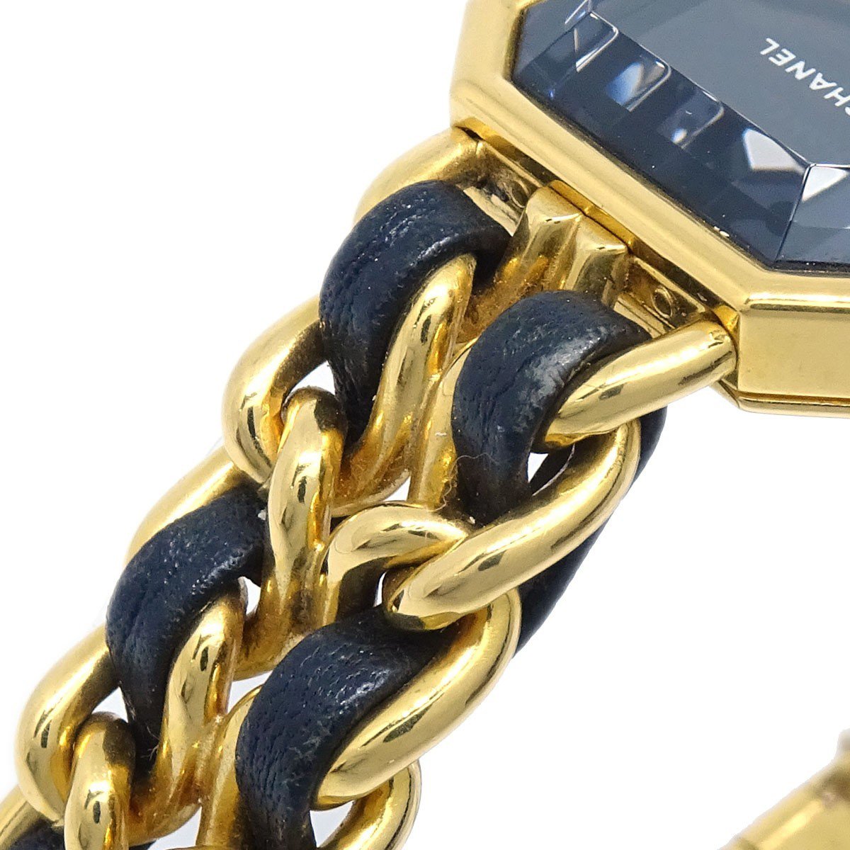 Chanel Premiere Rock Quartz Plated Metal and Leather 20