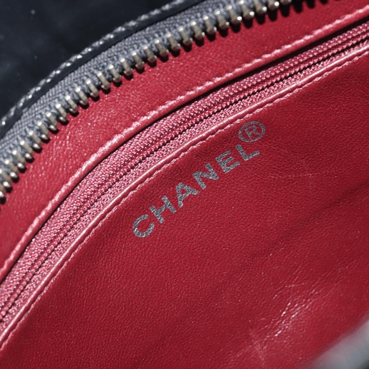 Chanel Vintage Embossed Logo Patent