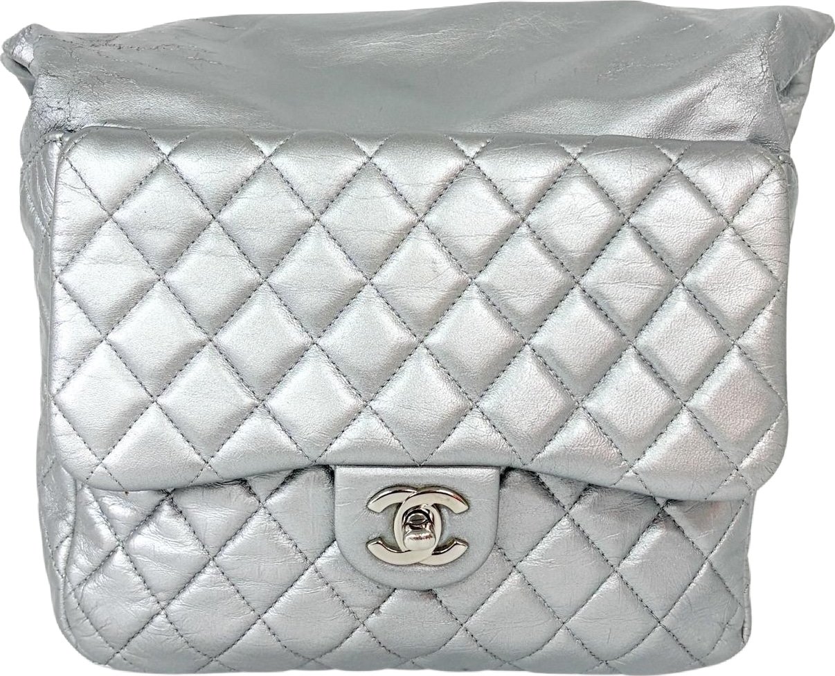 Chanel Backpack In Seoul Metallic Lambskin Small