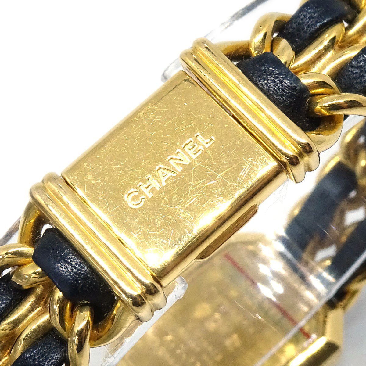 Chanel Premiere Rock Quartz Plated Metal and Leather 20