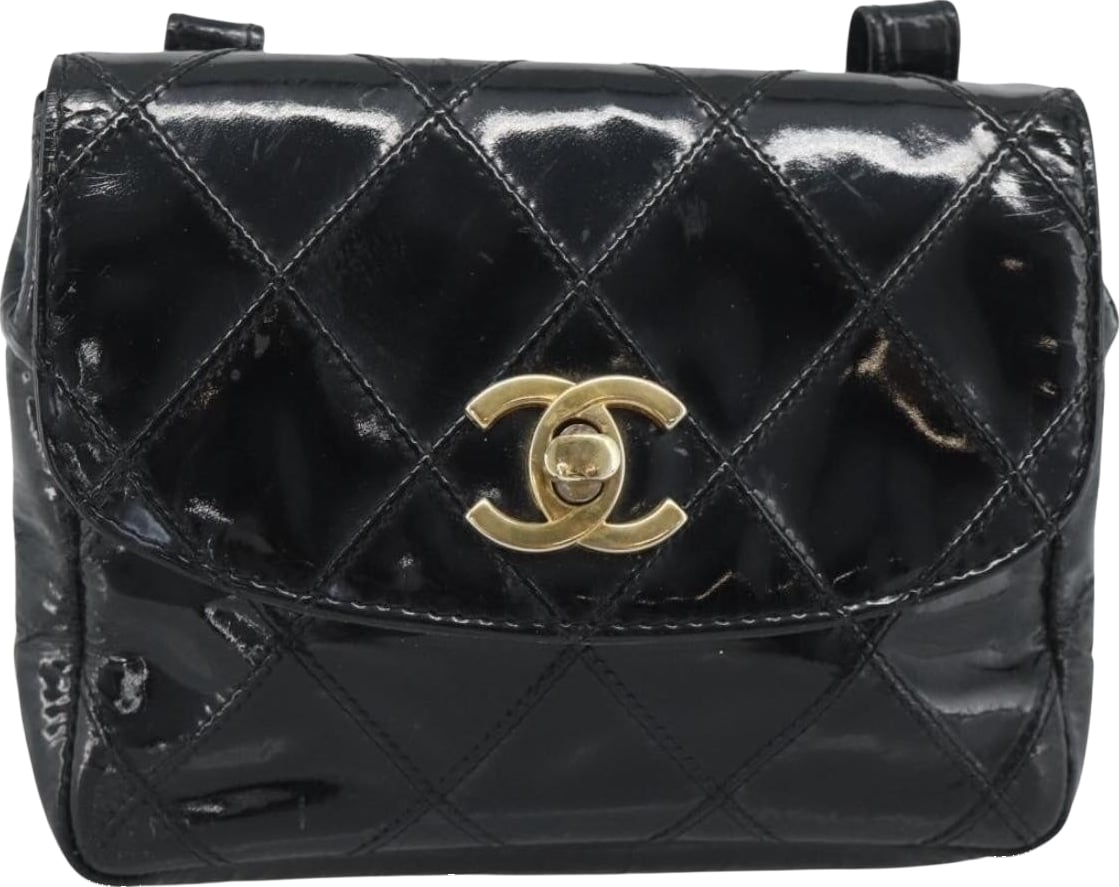 Chanel CC Flap Belt Quilted Lambskin