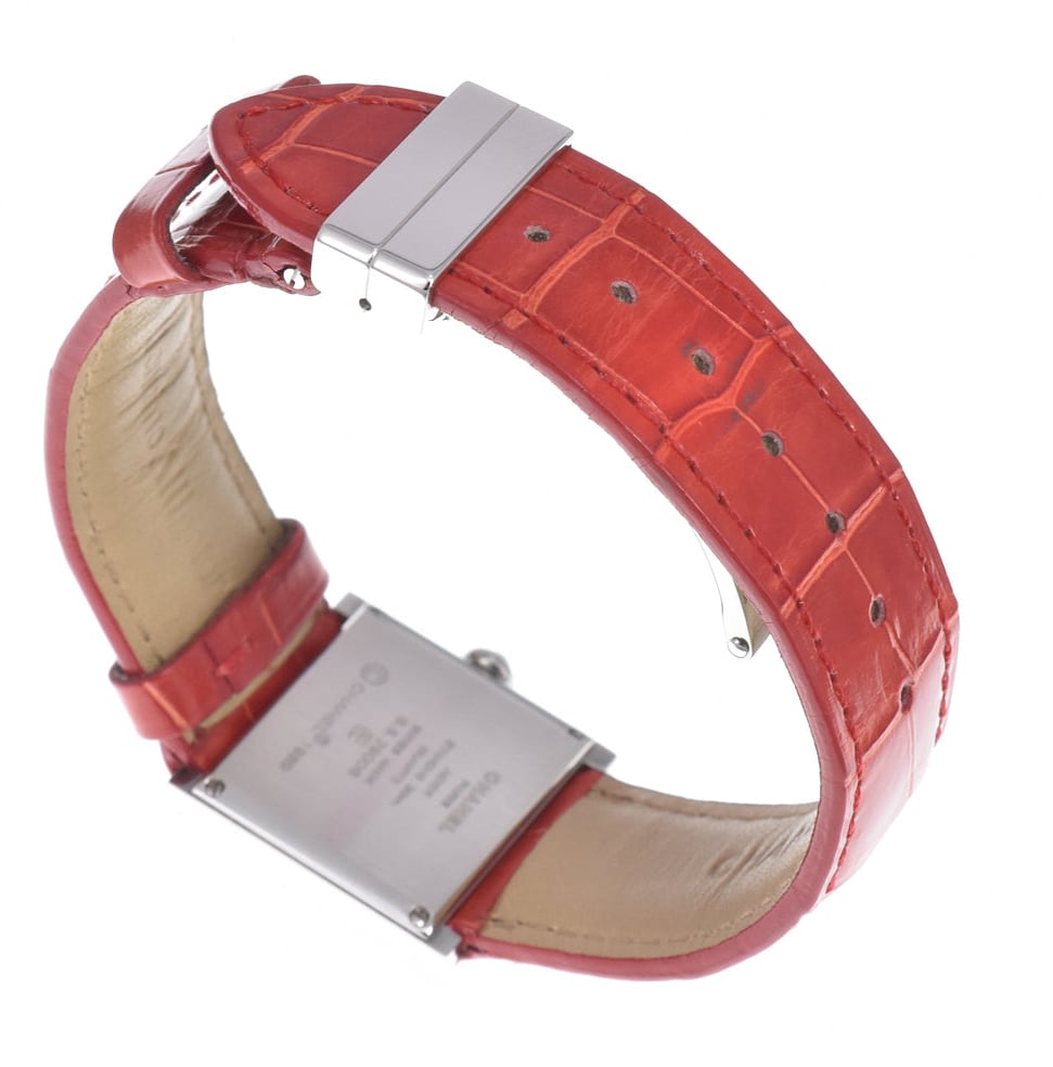 Chanel Vintage Mademoiselle Quartz Leather & steel
