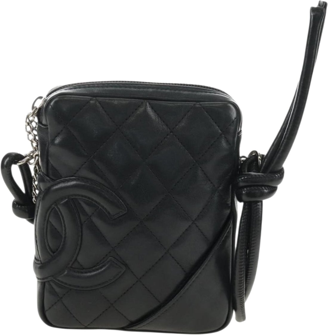 Chanel Cambon Crossbody Bag Quilted Leather