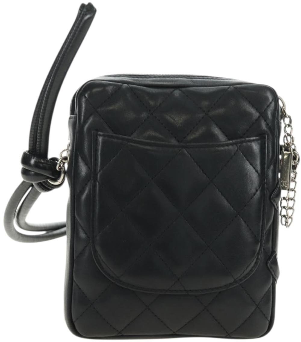 Chanel Cambon Crossbody Bag Quilted Leather