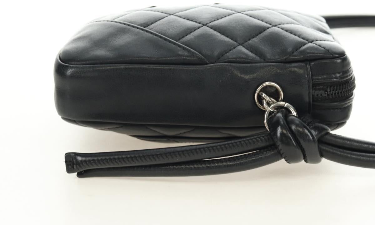 Chanel Cambon Crossbody Bag Quilted Leather