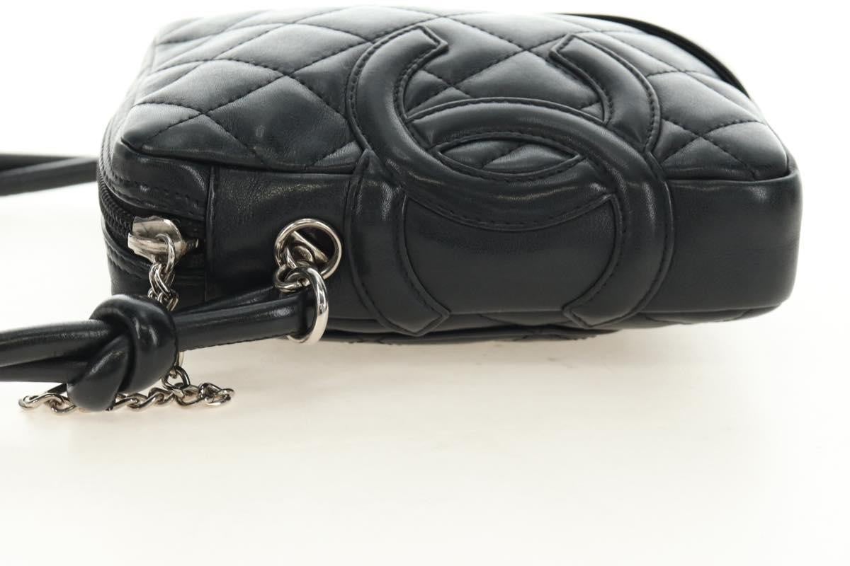 Chanel Cambon Crossbody Bag Quilted Leather