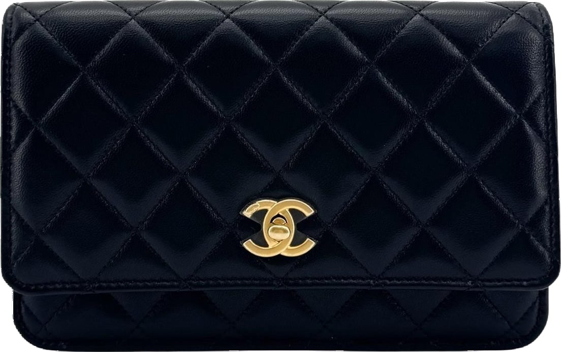 Chanel Pearl Crush Wallet on Chain Quilted Lambskin