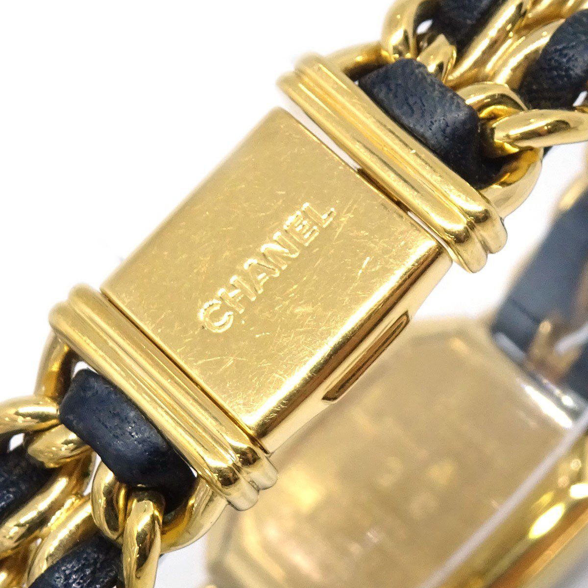 Chanel Premiere Rock Quartz Plated Metal and Leather 20