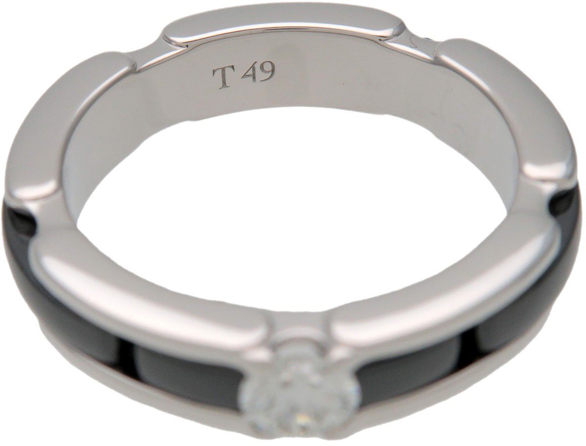 Chanel Ultra Link 18K White Gold and Ceramic with Diamond