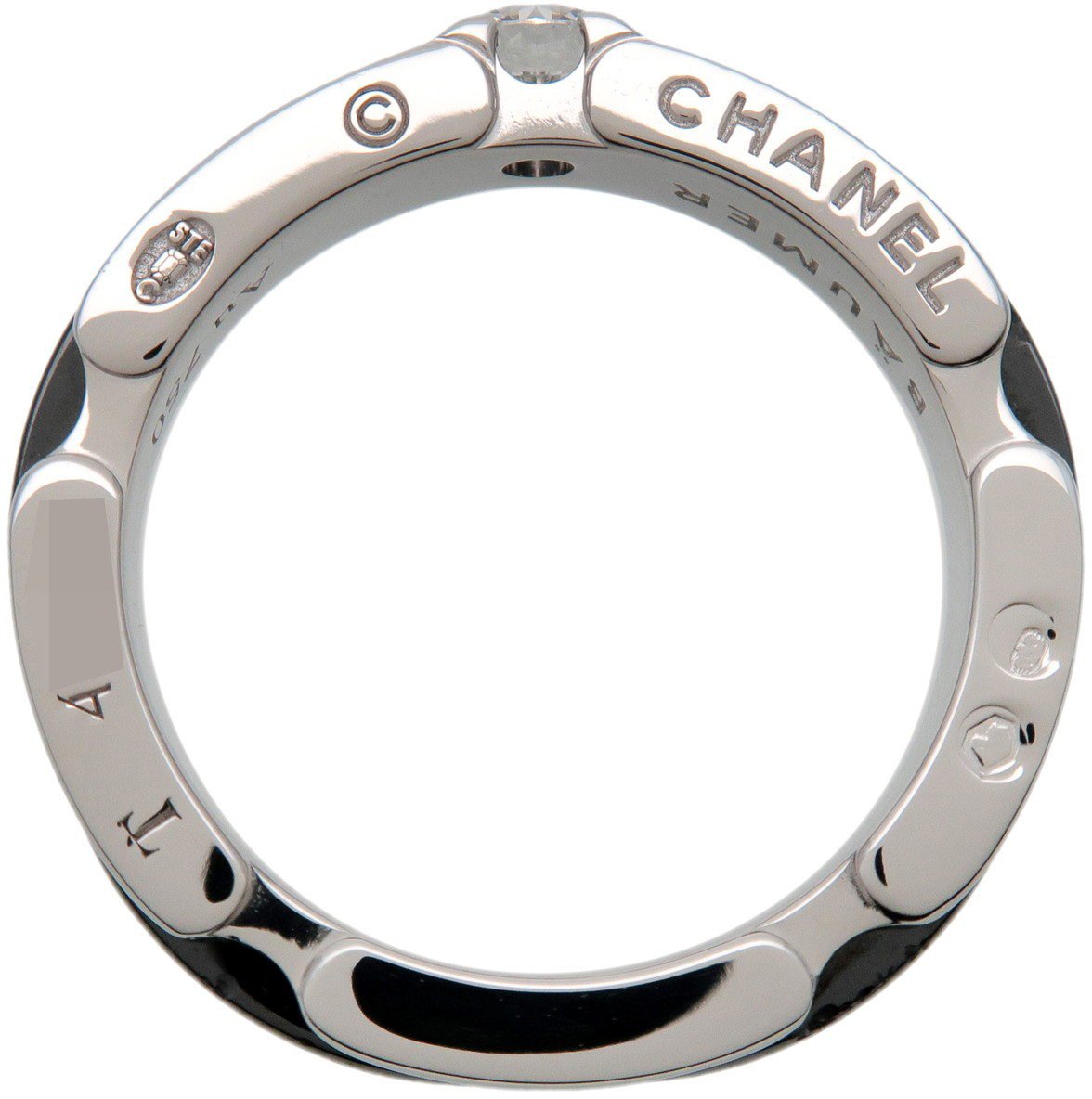 Chanel Ultra Link 18K White Gold and Ceramic with Diamond