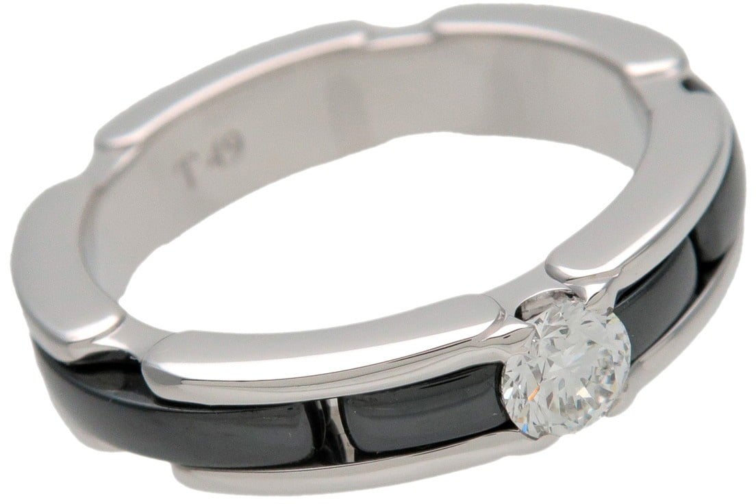 Chanel Ultra Link 18K White Gold and Ceramic with Diamond