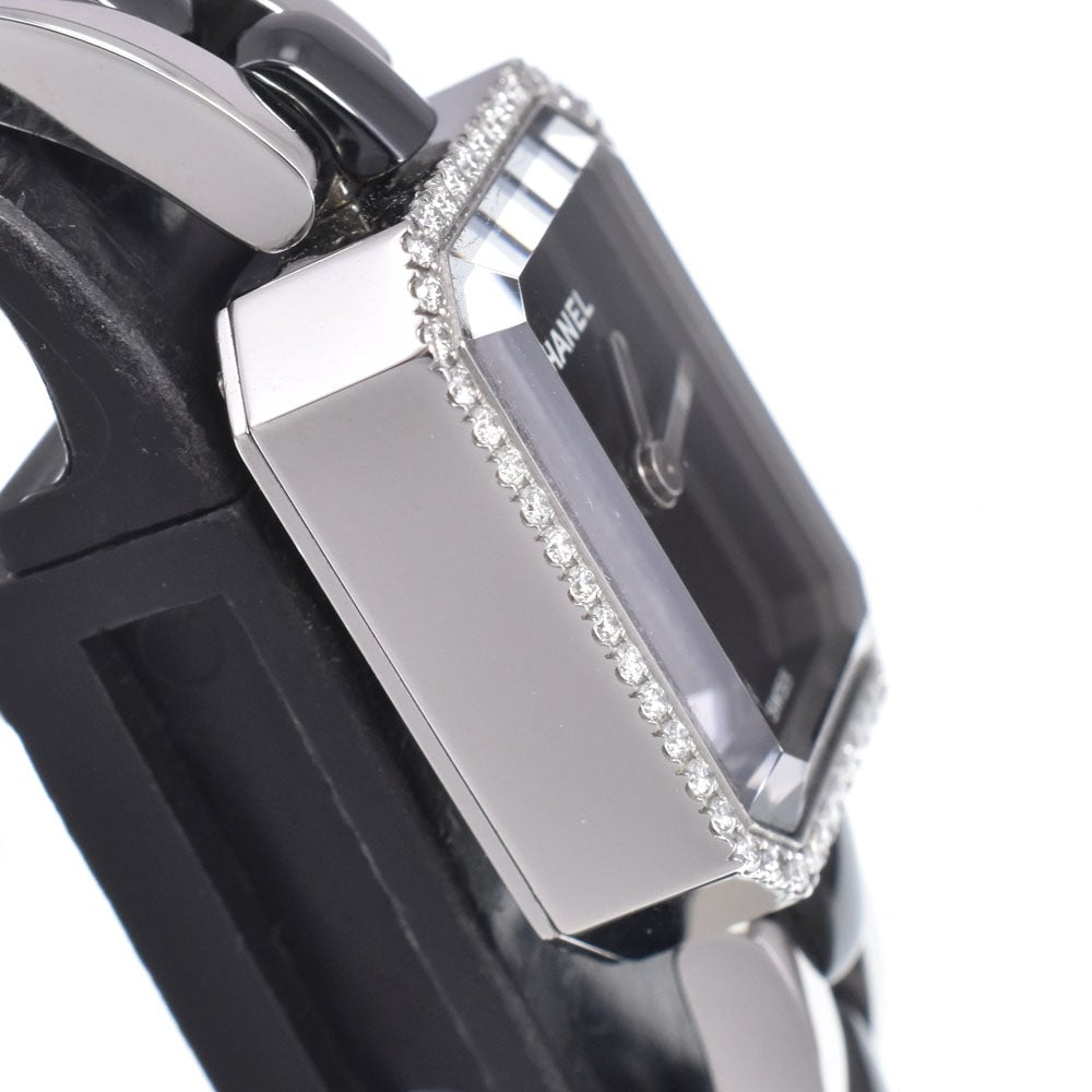 Chanel Premiere Mini Quartz Stainless Steel and Ceramic with Diamond Bezel 15