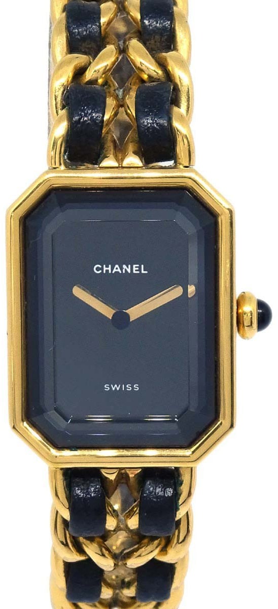 Chanel Premiere Rock Quartz Plated Metal and Leather 20