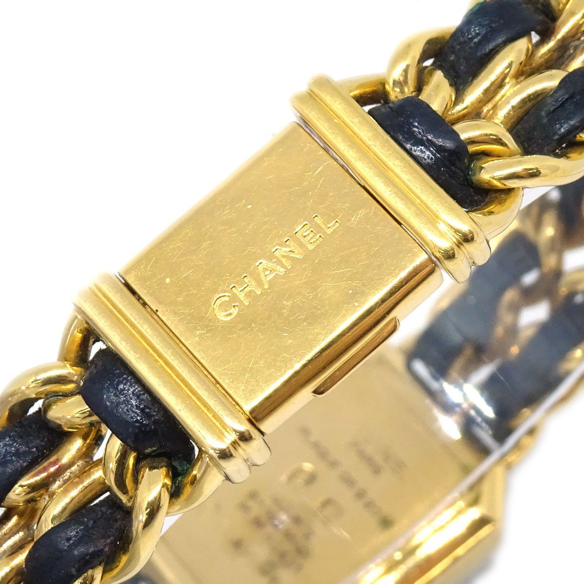 Chanel Premiere Rock Quartz Plated Metal and Leather 20