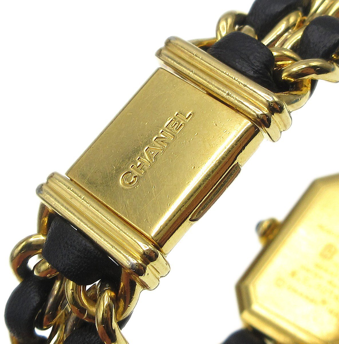 Chanel Premiere Rock Quartz Plated Metal and Leather 20