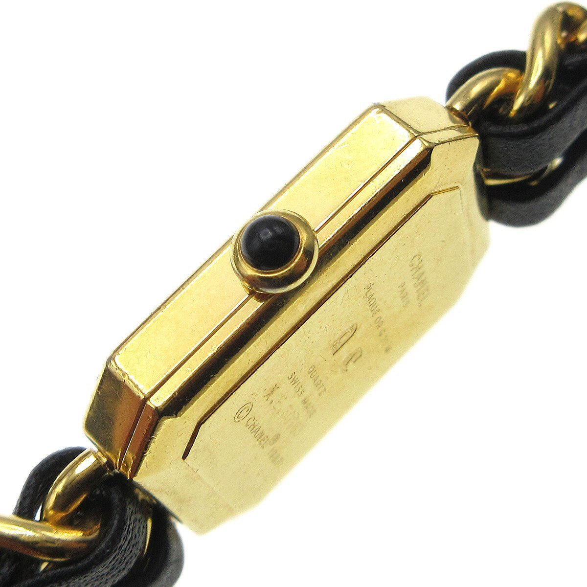 Chanel Premiere Rock Quartz Plated Metal and Leather 20