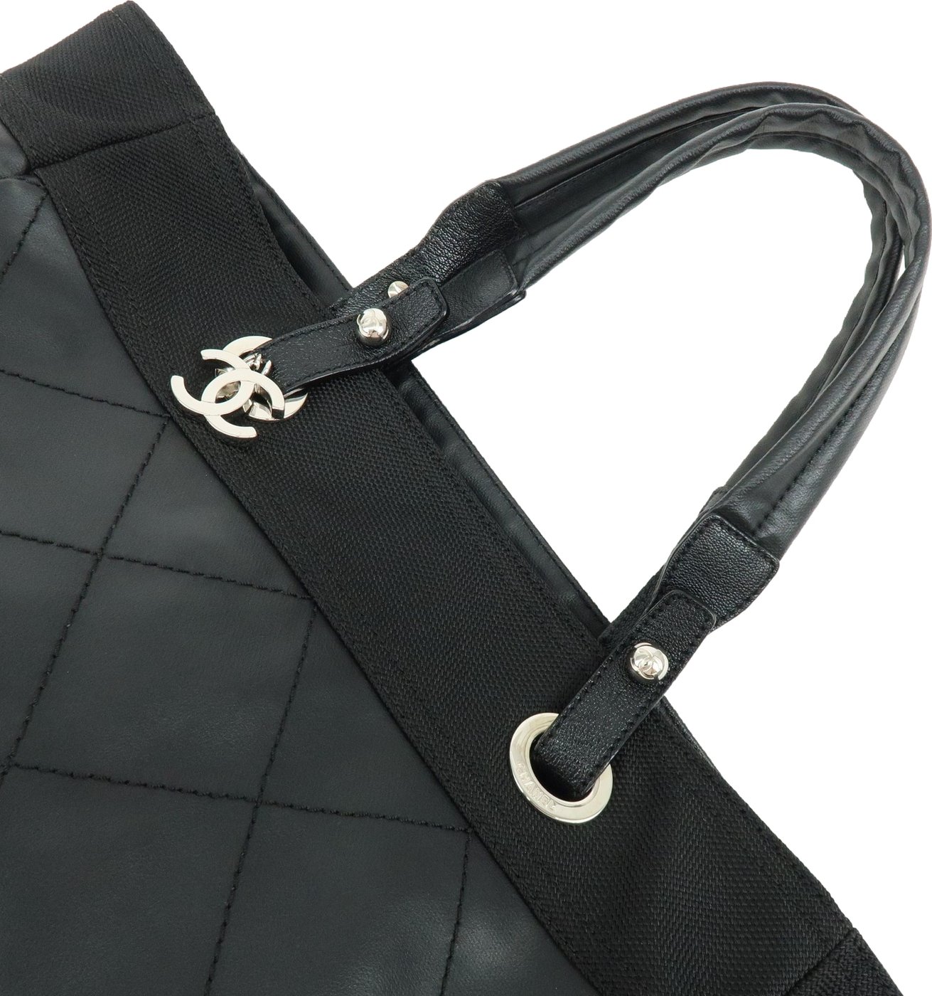 Chanel Biarritz Quilted Coated Canvas Large