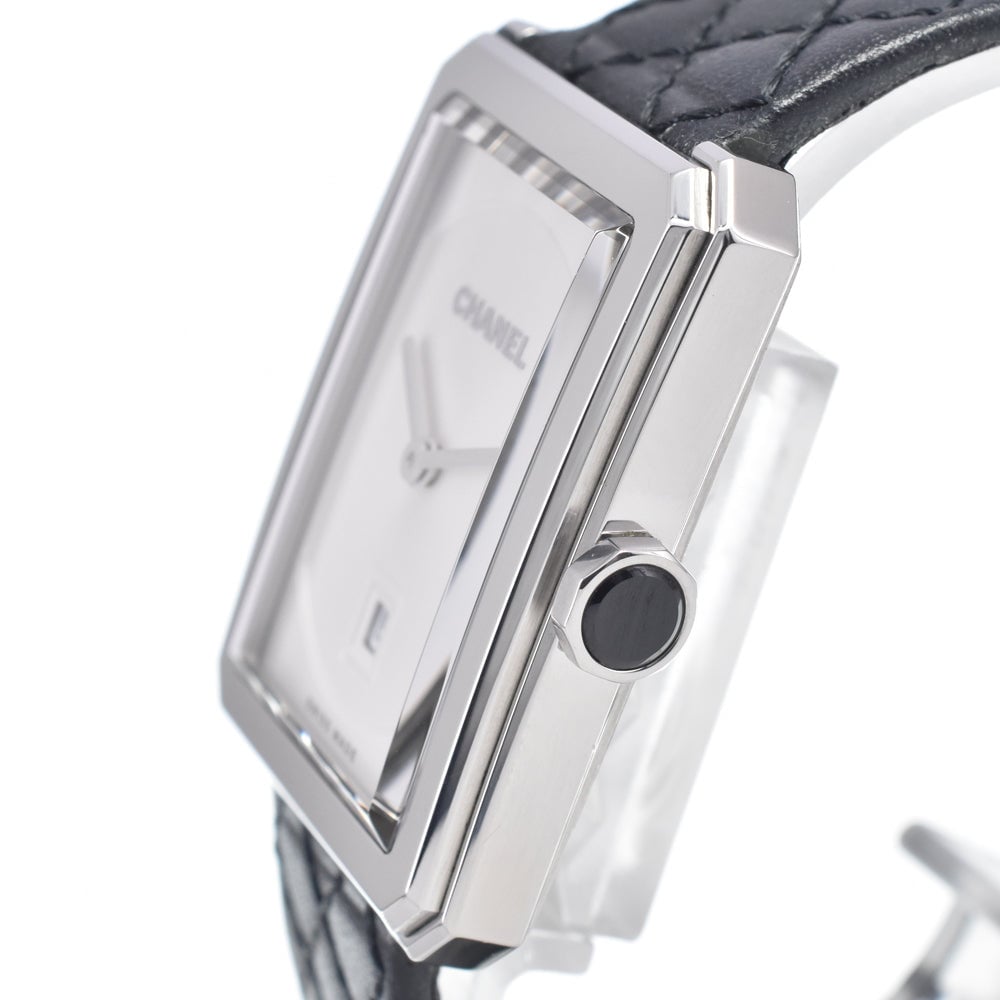 Chanel Boy·Friend Quartz Stainless Steel and Quilted Leather 27