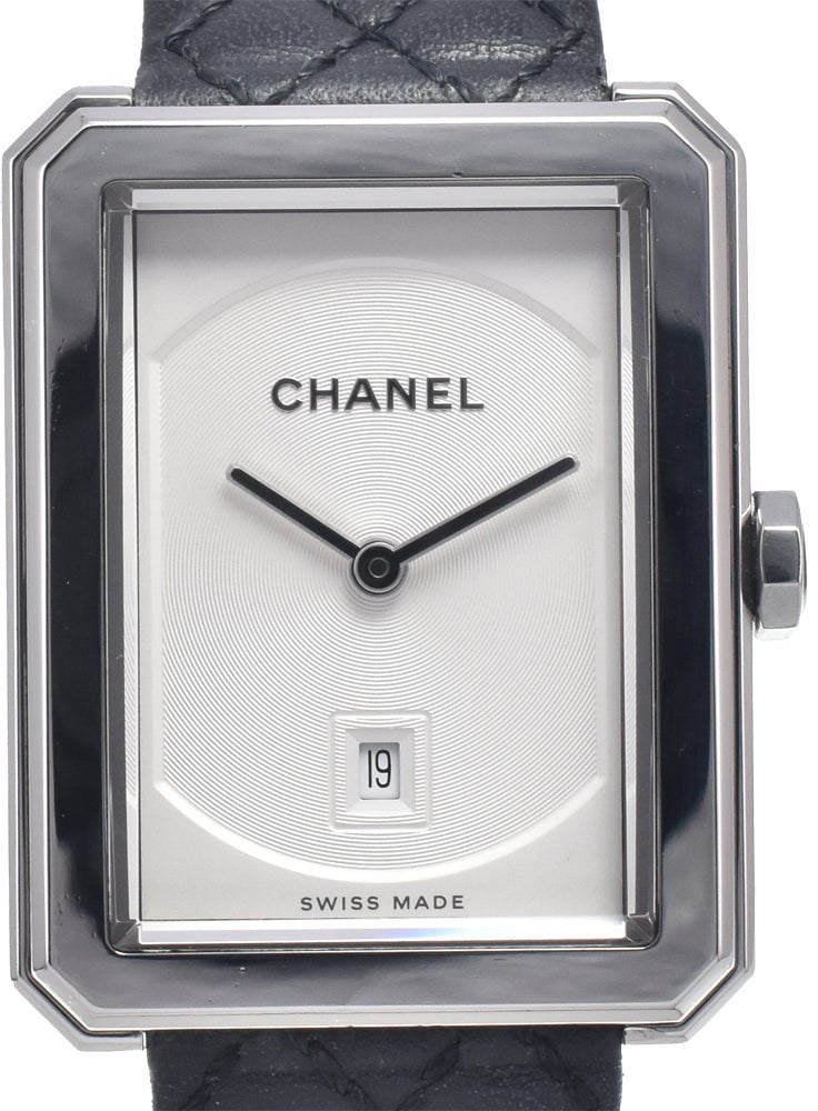 Chanel Boy·Friend Quartz Stainless Steel and Quilted Leather 27
