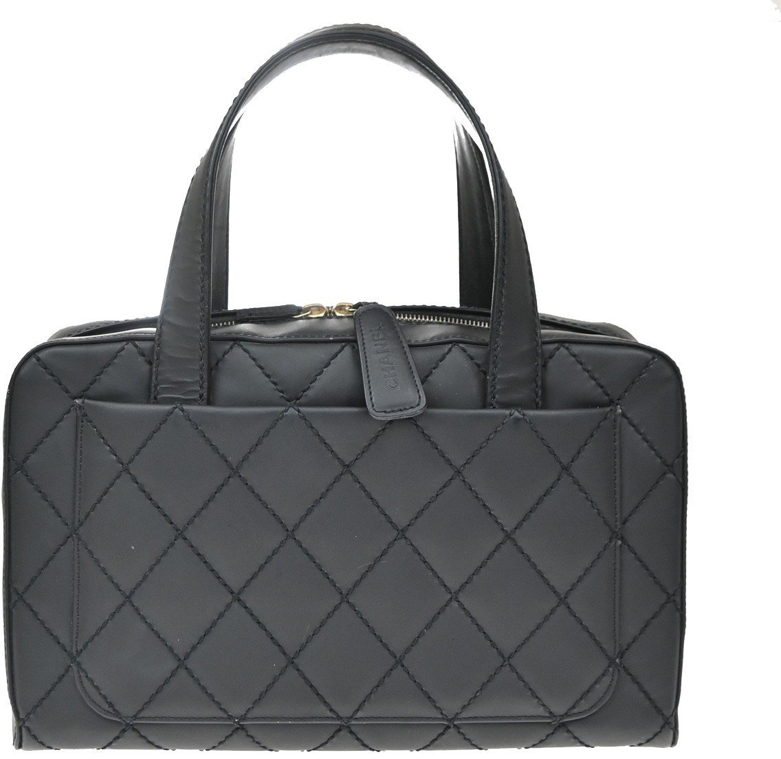 Chanel Wild Stitch Handbag Quilted Calfskin