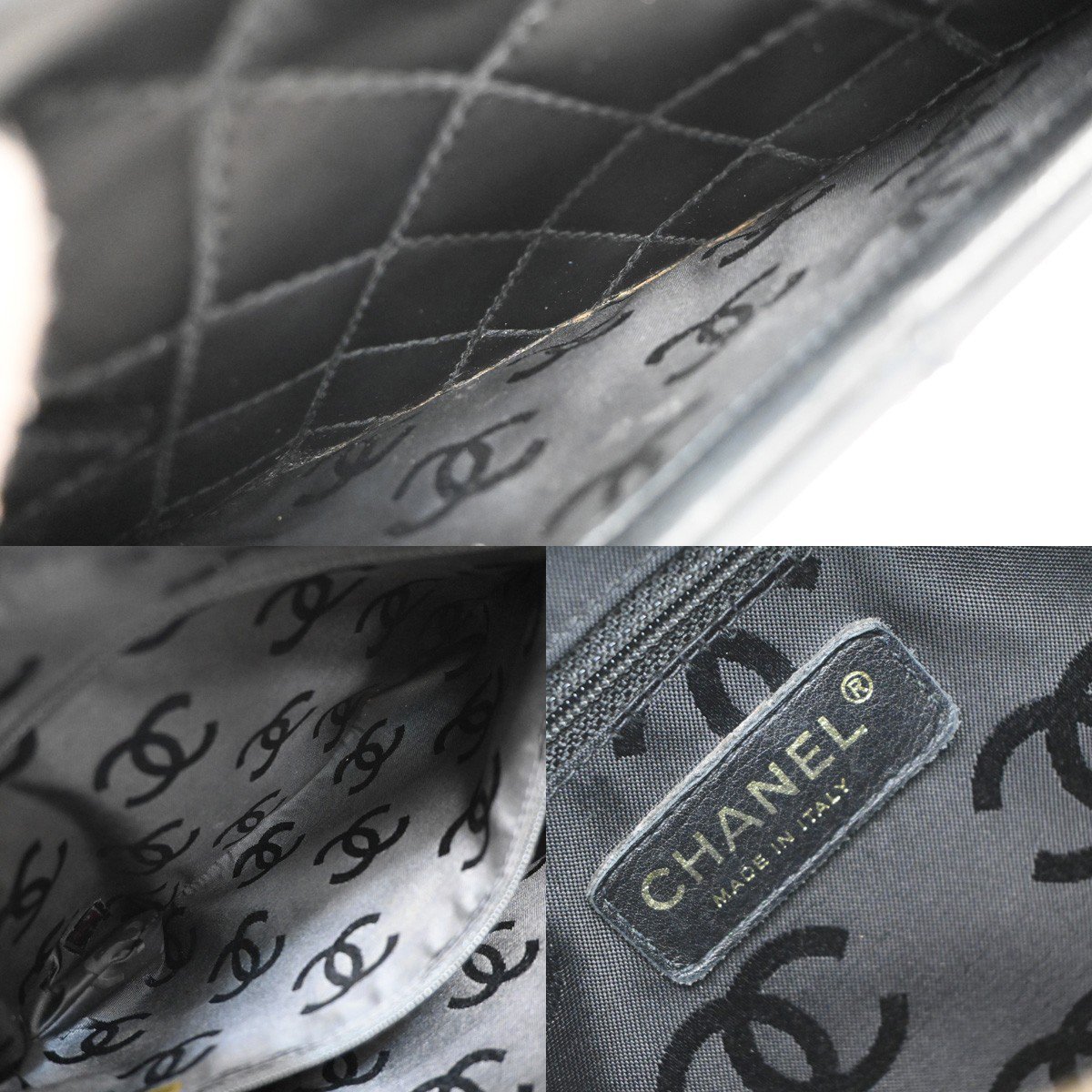 Chanel Wild Stitch Handbag Quilted Calfskin