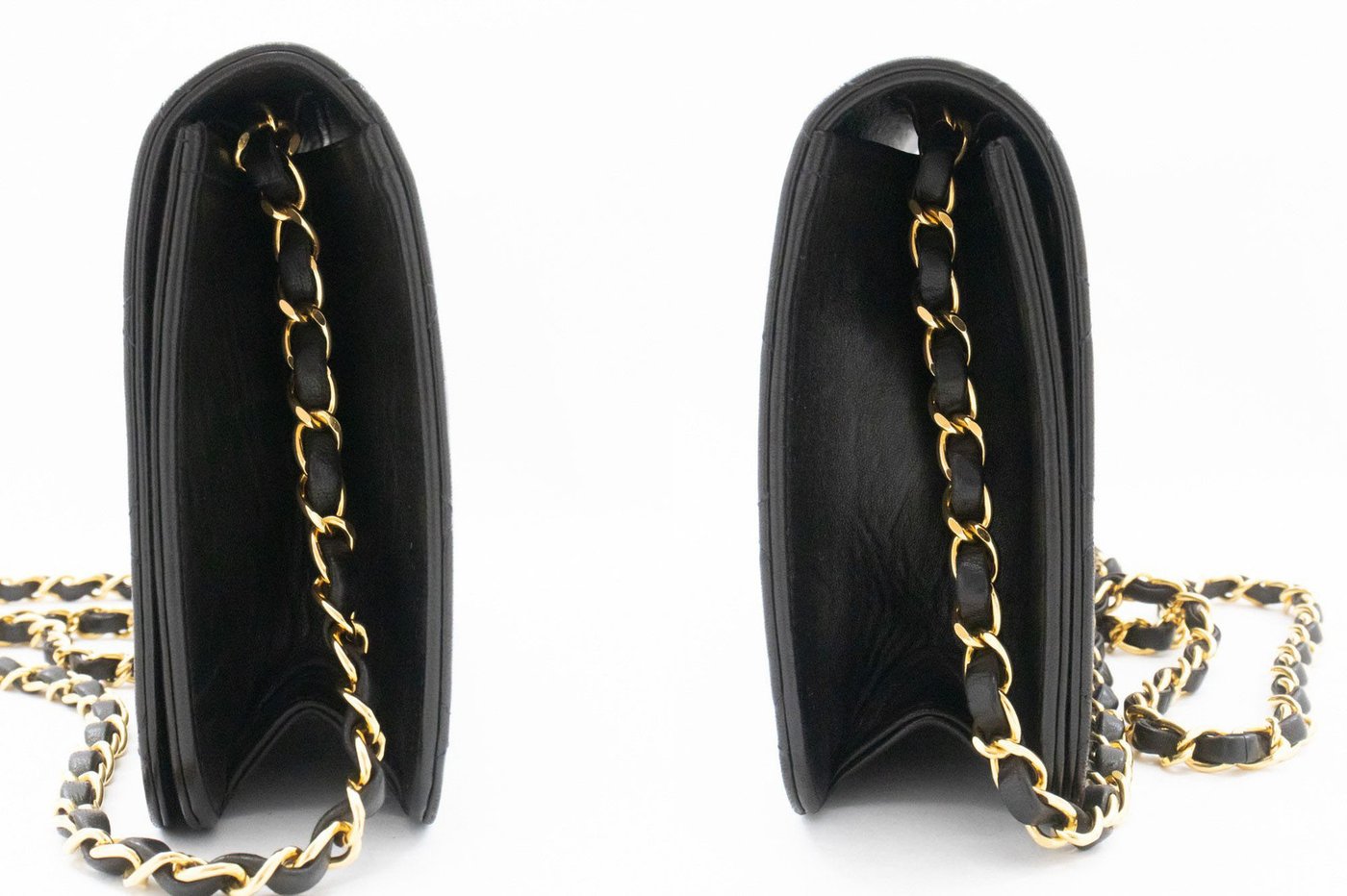 Chanel Vintage Full Flap Quilted Lambskin Mini