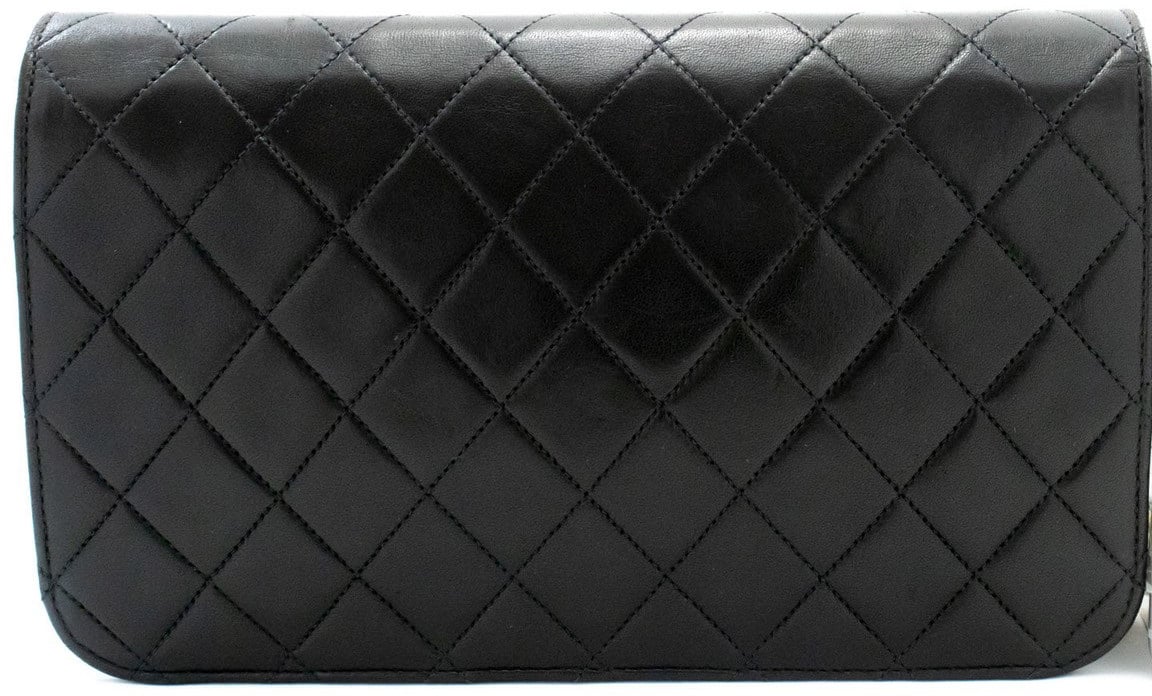 Chanel Vintage Full Flap Quilted Lambskin Mini