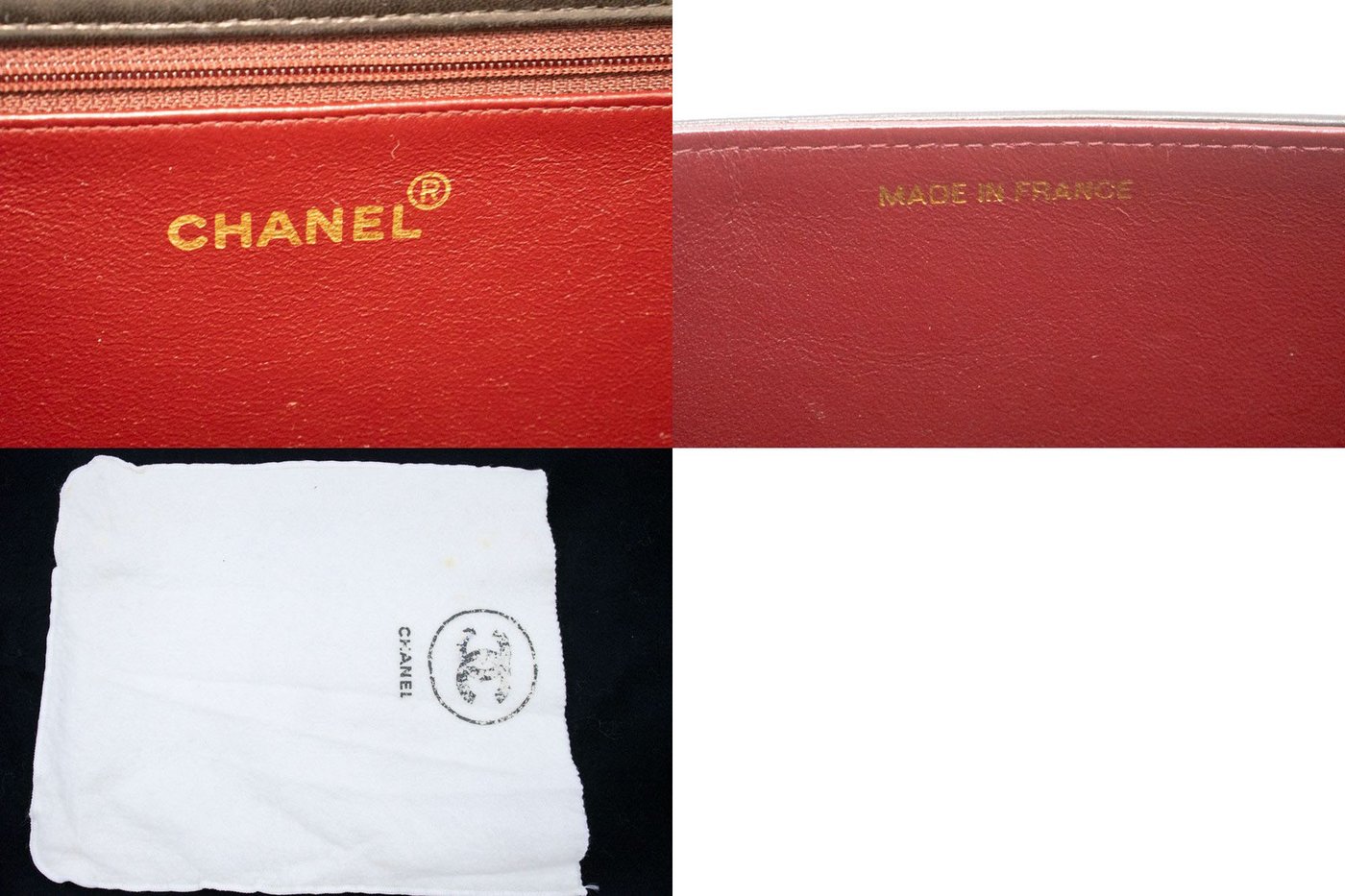 Chanel Vintage Full Flap Quilted Lambskin Mini