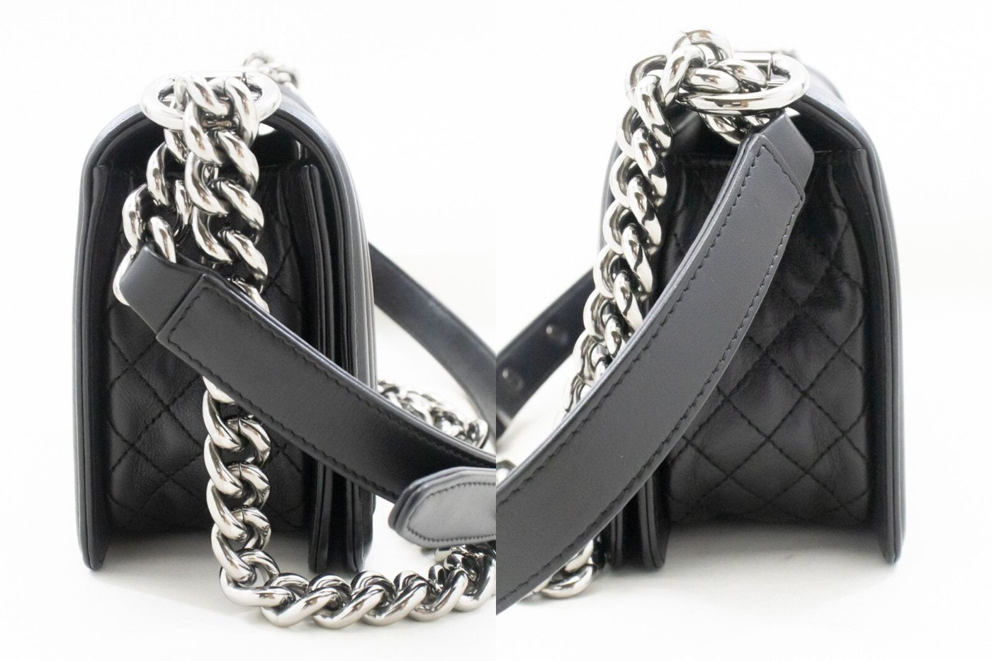 Chanel Boy Flap Quilted Calfskin Small