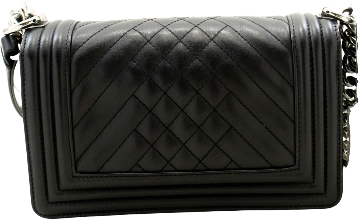Chanel Boy Flap Quilted Calfskin Small