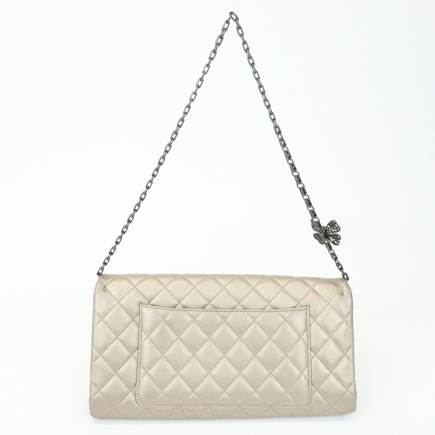 Chanel Butterfly Chain Clutch Quilted Lambskin