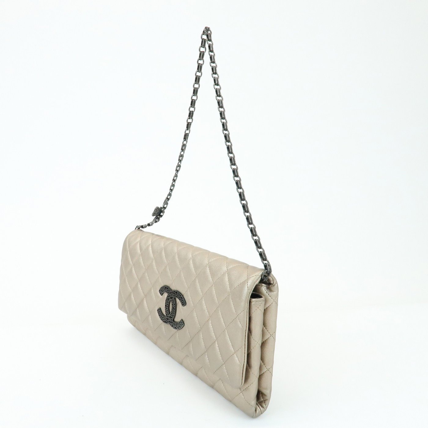Chanel Butterfly Chain Clutch Quilted Lambskin