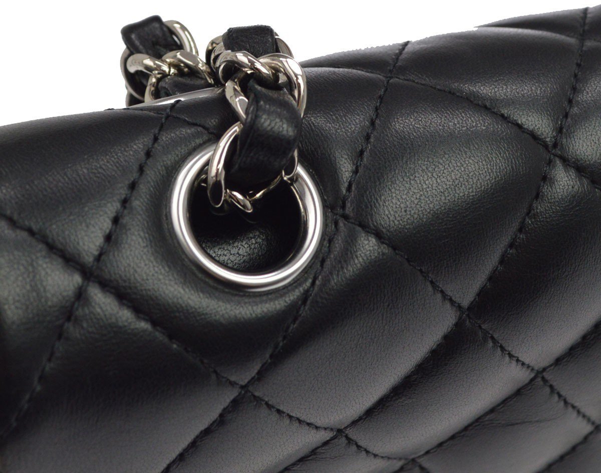 Chanel Classic Timeless Double Flap Quilted Lambskin Medium