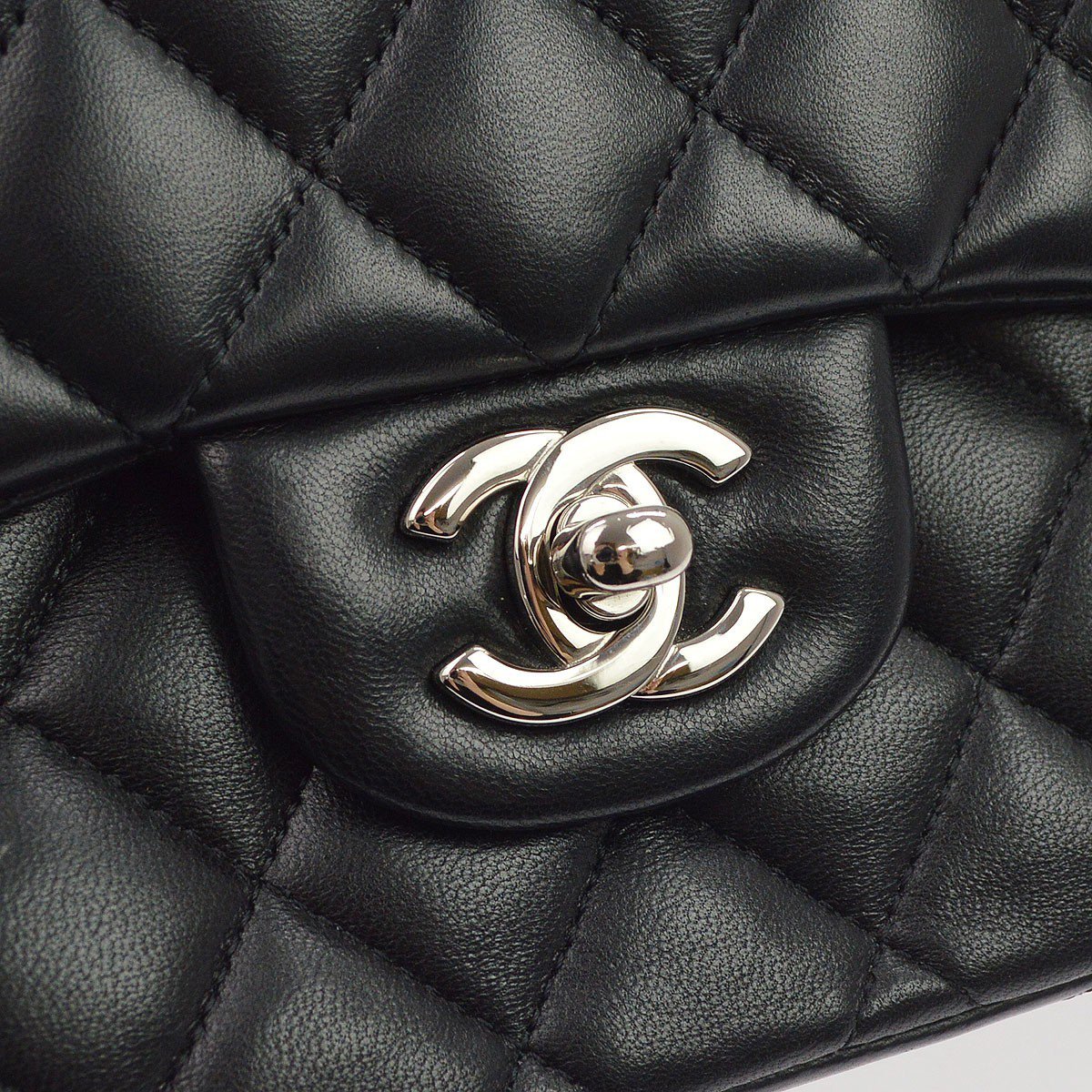 Chanel Classic Timeless Double Flap Quilted Lambskin Medium