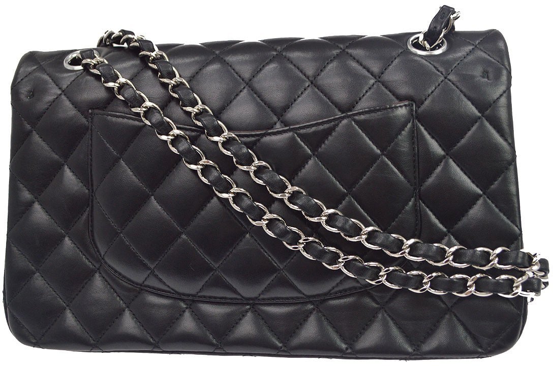 Chanel Classic Timeless Double Flap Quilted Lambskin Medium
