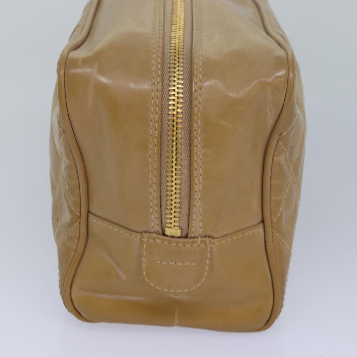Chanel Square Stitch Toiletry Lambskin Small